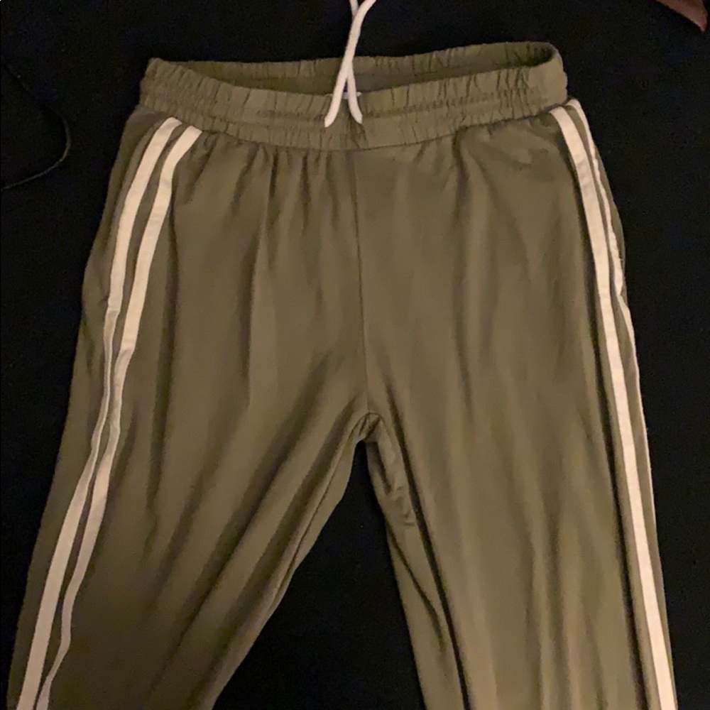 army green sweat pants
